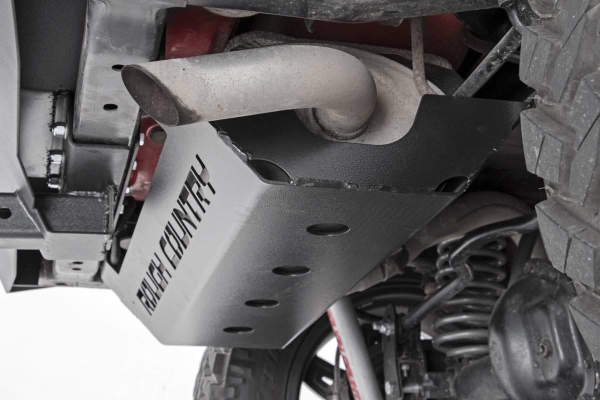 Rough Country 779 Muffler Skid Plate | Jeep Wrangler JK/Wrangler Unlimited (2007-2018)