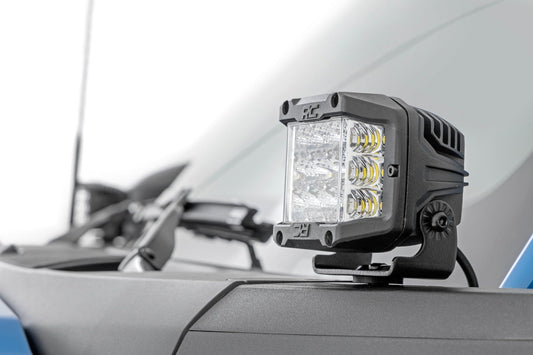 Rough Country 82047 LED Light Kit | Ditch Mount | 2" Spectrum Pair | Spot Pattern | Ford Bronco (21-25)