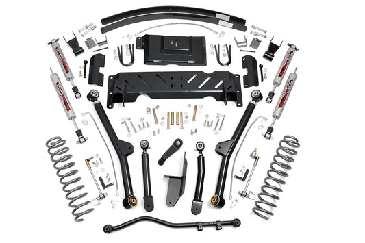 Rough Country 61622 4.5 Inch Lift Kit | Long Arm | AAL | NP242 | Jeep Cherokee XJ 4WD (1984-2001)