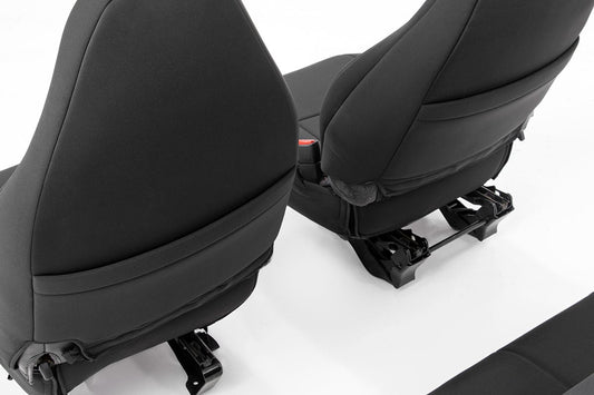Rough Country 91001 Seat Covers | Front and Rear | Jeep Wrangler TJ (03-06)/Wrangler Unlimited (04-06)