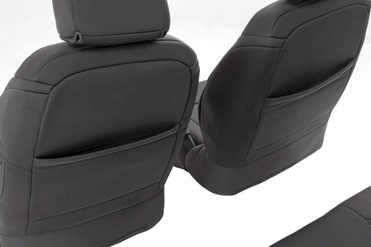Rough Country 91004F Seat Covers | Front | Jeep Wrangler Unlimited 4WD (2013-2018)