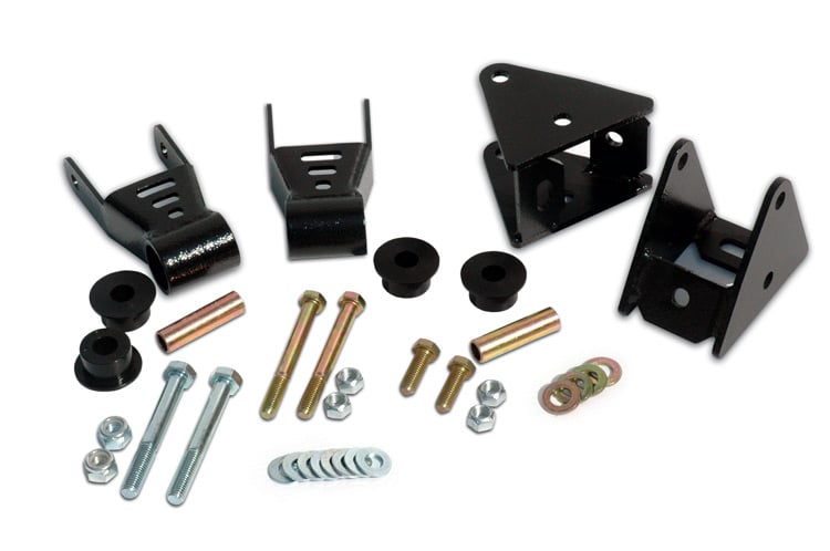Rough Country 5061 Front Shackle Reversal Kit | Jeep Wrangler YJ 4WD (1987-1995)