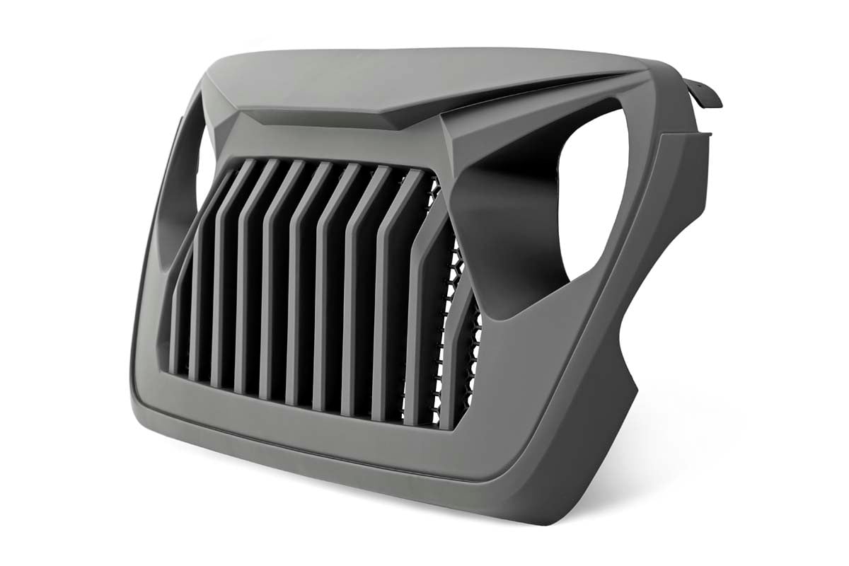 Rough Country 10496 Replacement Grille | Angry Eyes | Jeep Gladiator JT/Wrangler JL 4WD (18-25)
