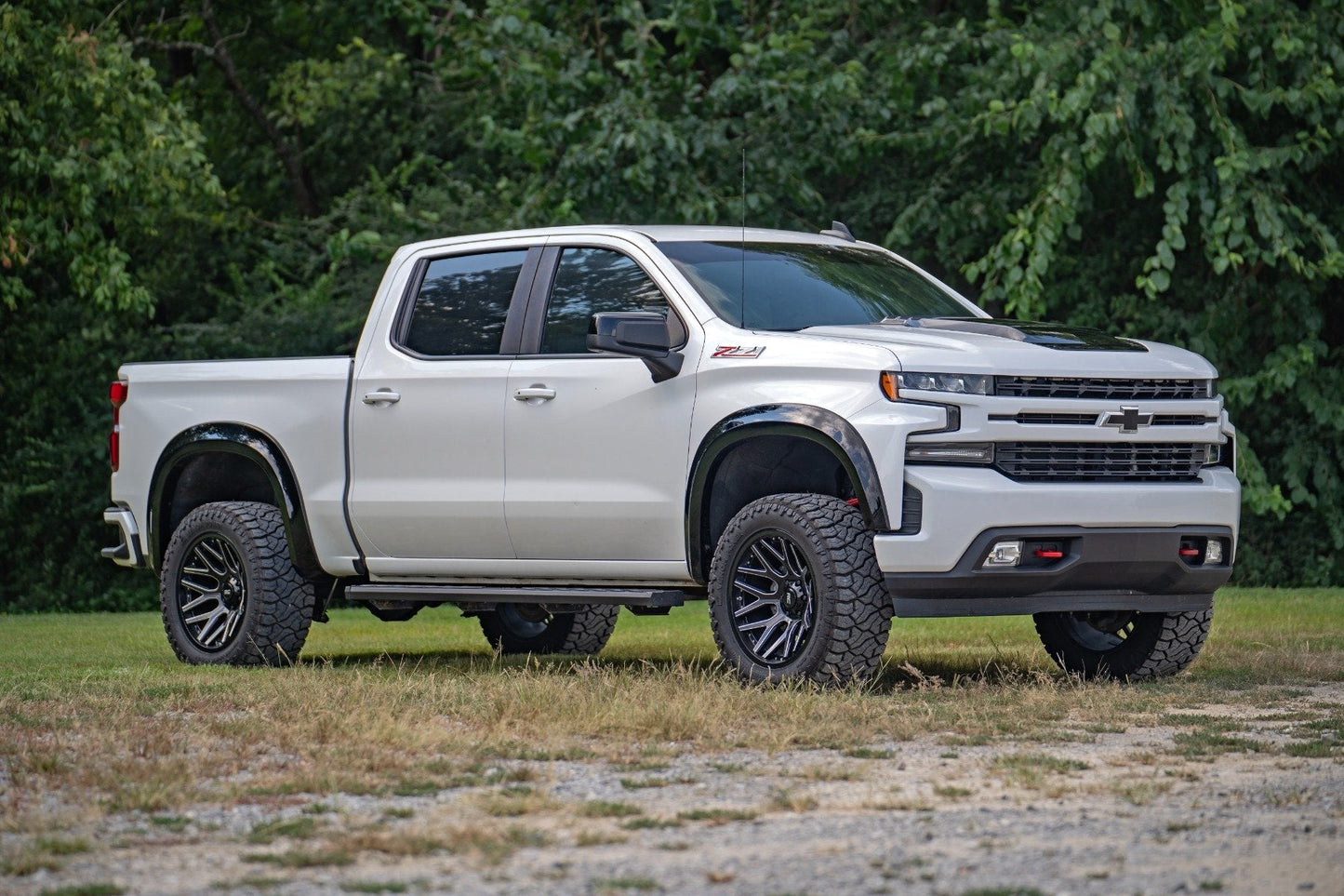 Rough Country HS10010-GXP Hood Scoop | GXP Lakeshore Blue | Chevy Silverado 1500 2WD/4WD (2019-2026 & Classic)