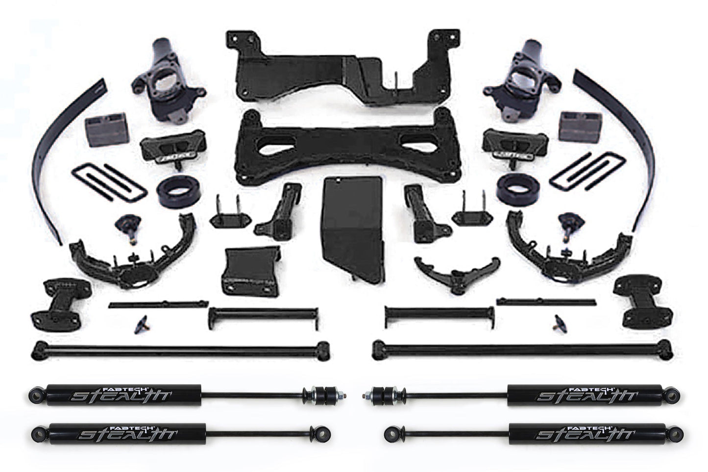 Fabtech 8" PERF SYS W/STEALTH 01-06 GM C/K2500HD, C/K3500 NON DUALLY