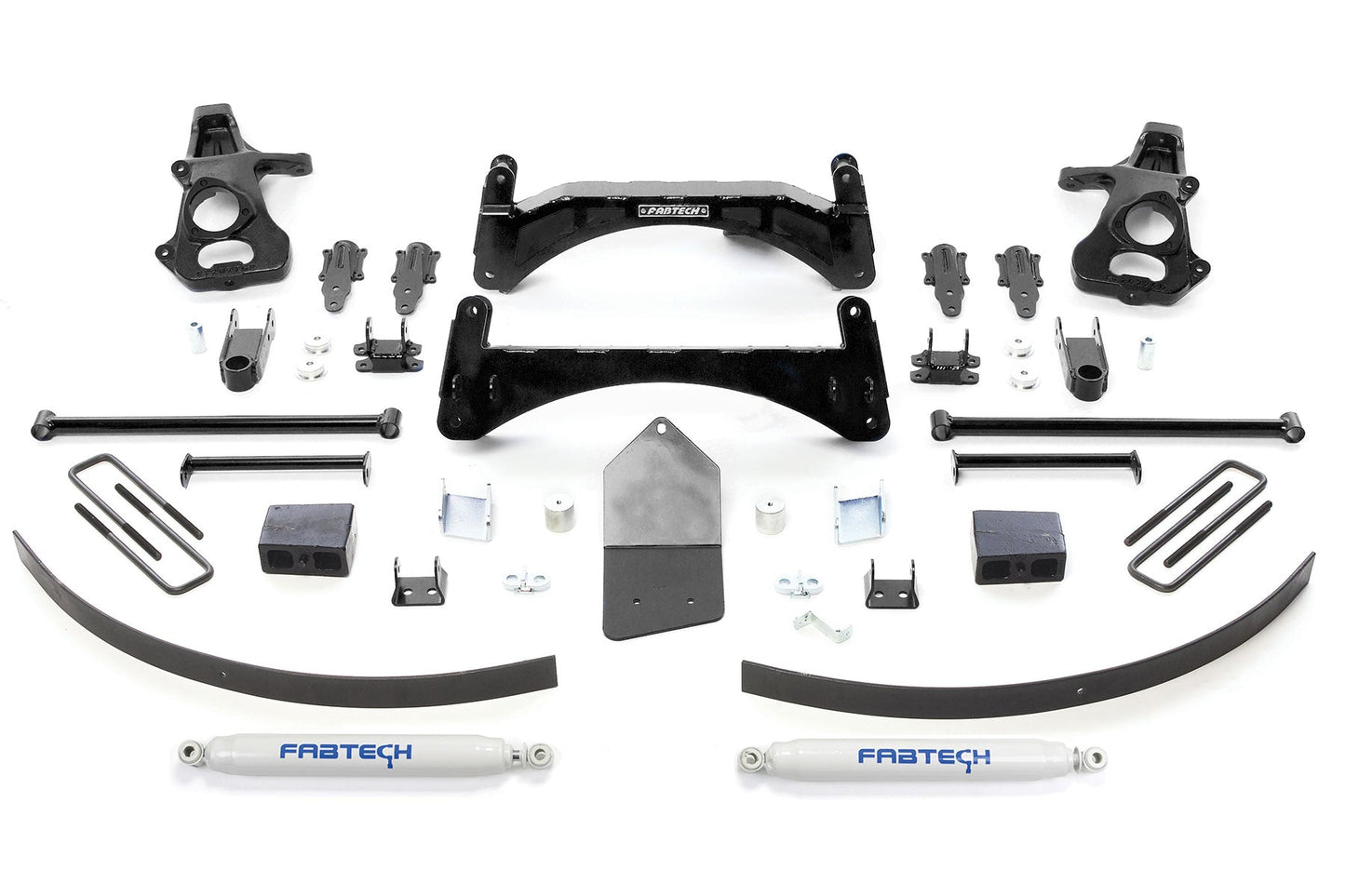 Fabtech 6" BASIC SYS W/PERF SHKS 07-13 GM C1500 P/U W/O AUTORIDE 2WD