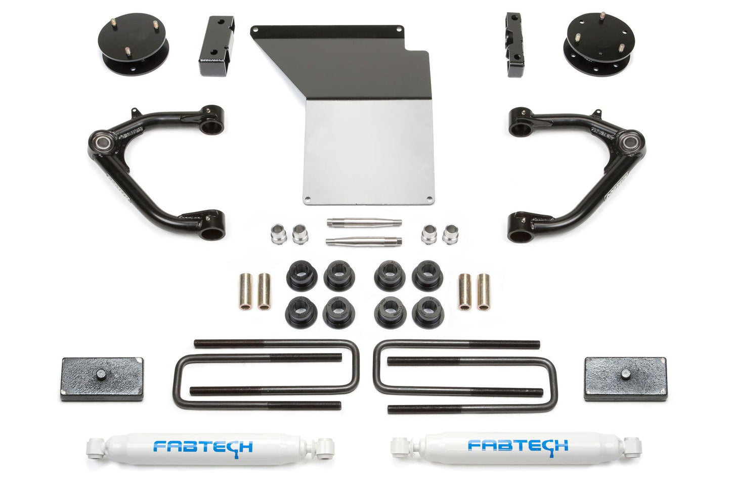 Fabtech 3" UNIBALL UCA SYS W/PERF SH 07-18 GM C/K1500 P/U