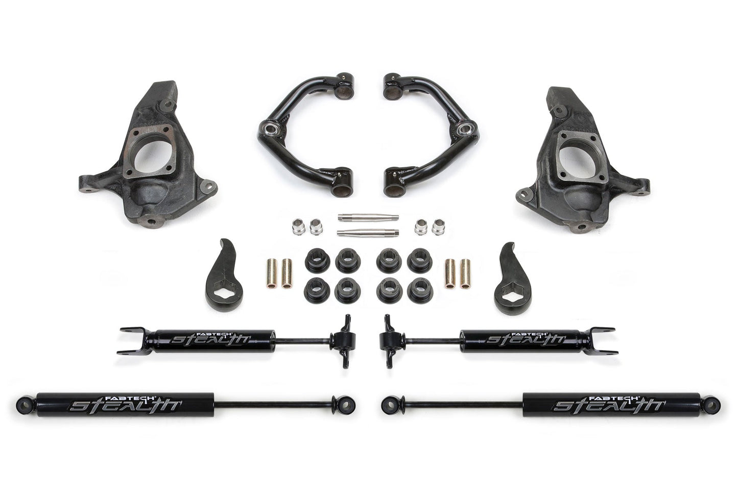 Fabtech 3.5 in. ULTIMATE SYS W/UNIBALL UC & STEALTH 2011-19 GM C/K2500HD /3500HD