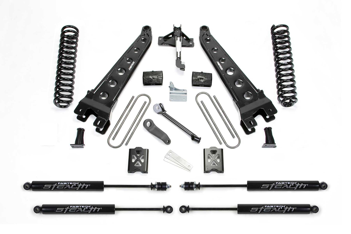 Fabtech 6" RAD ARM SYS W/COILS & STEALTH 05-07 FORD F250 4WD W/O FACTORY OVERLOAD