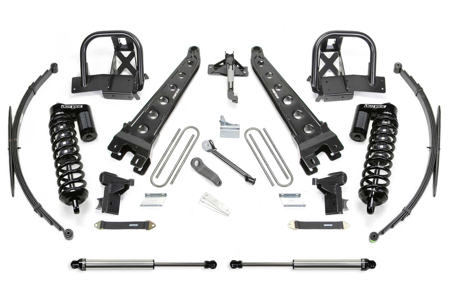 Fabtech 8" RAD ARM SYS W/DLSS 4.0 C/O& RR DLSS 08-10 FORD F250/350 4WD