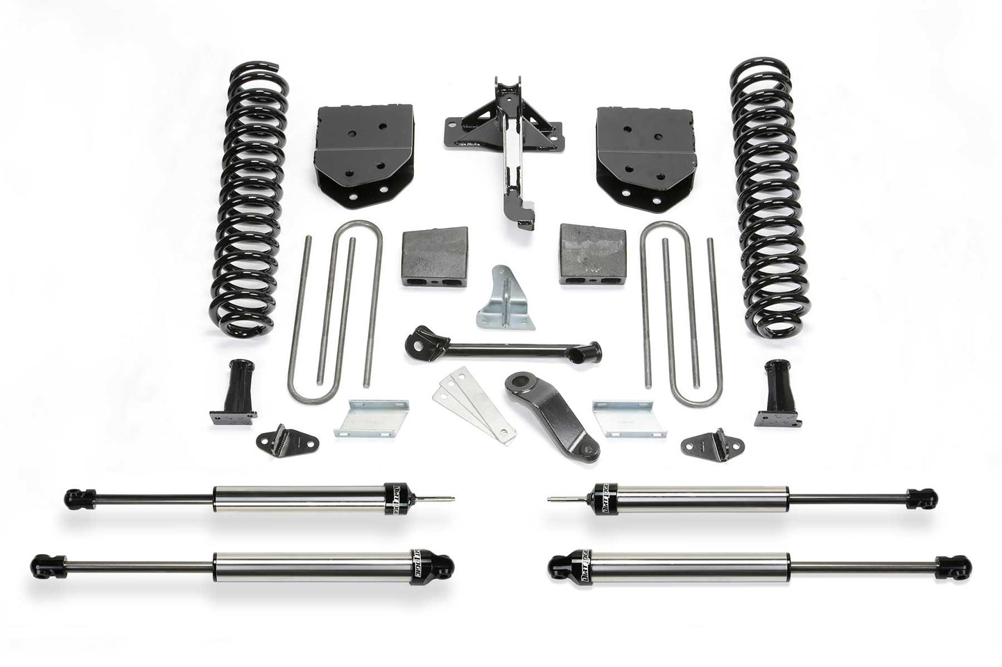 Fabtech 6" BASIC SYS W/DLSS SHKS 2011-13 FORD F450/550 4WD 10 LUG