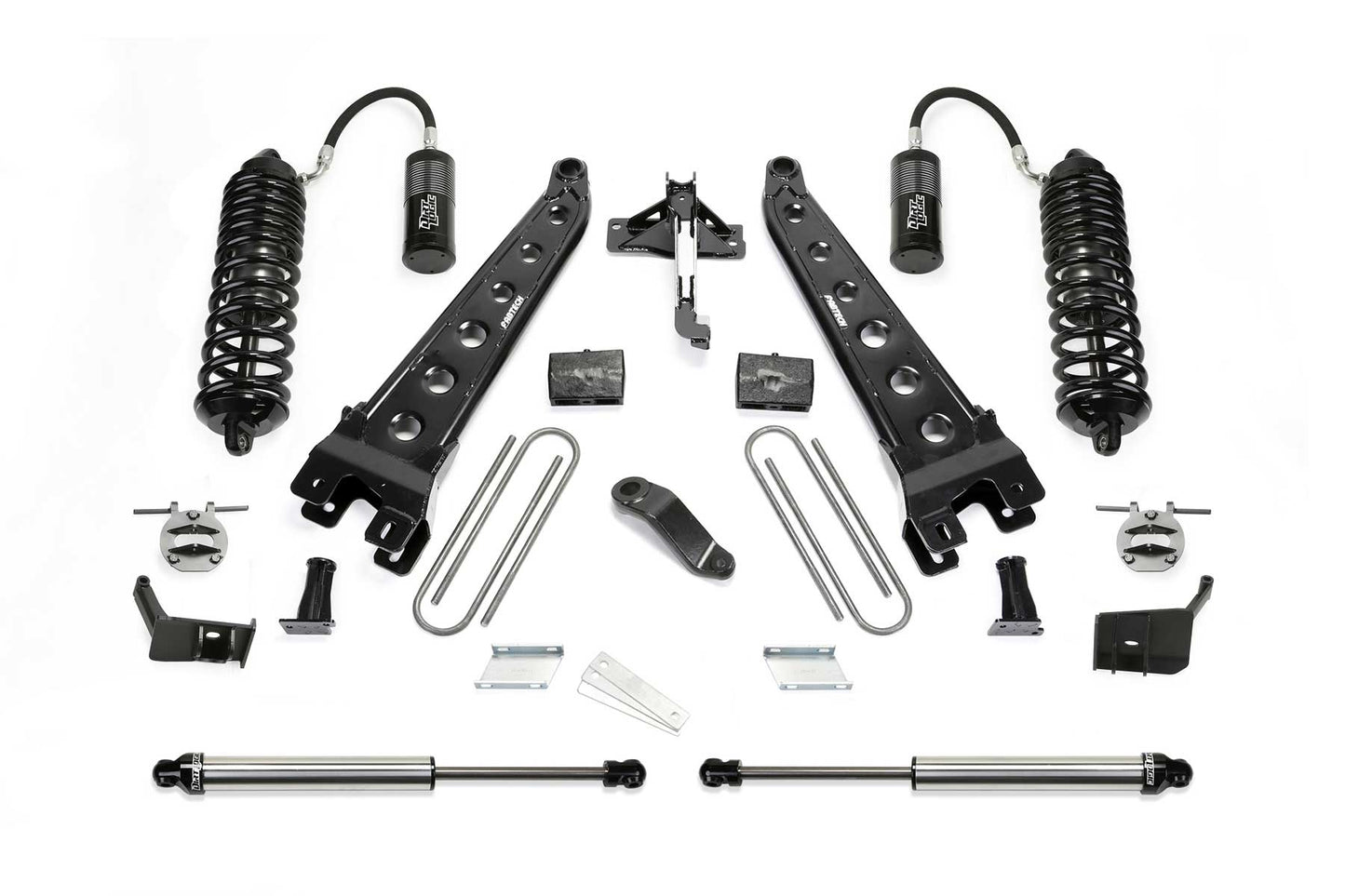 Fabtech 6" RAD ARM SYS W/ 4.0 & 2.25DL 2018 FORD F450/F550 4WD DIESEL