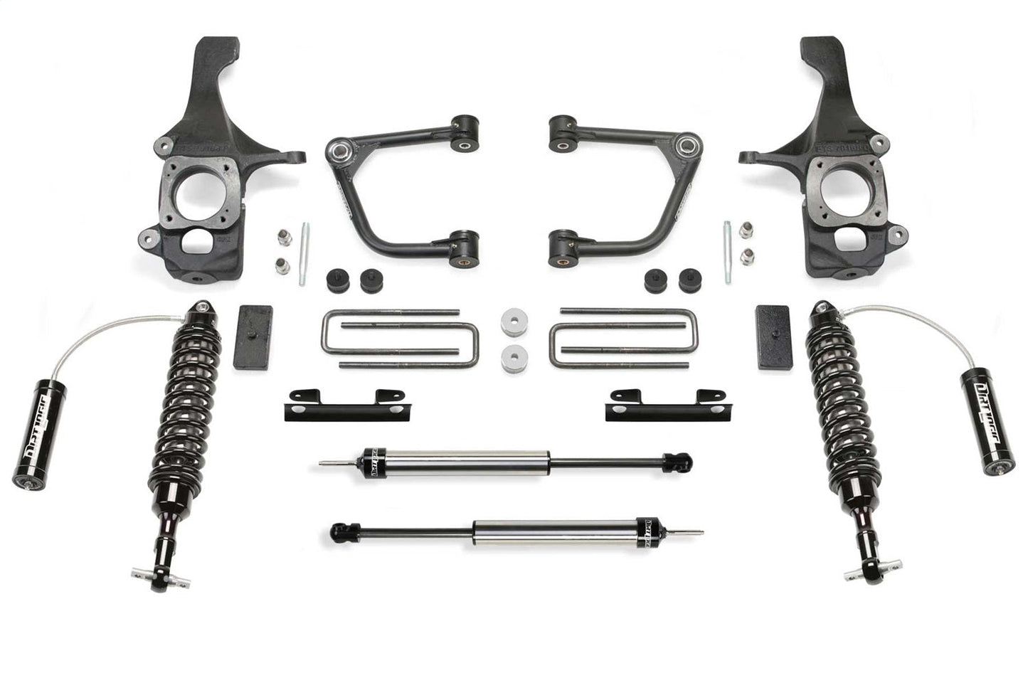 Fabtech K7076DL Uniball UCA Lift System w/Shocks