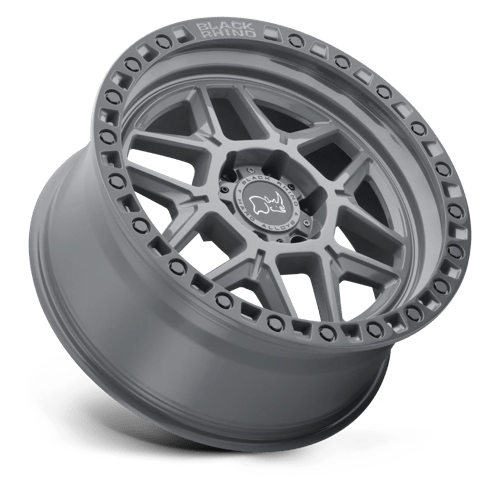 Black Rhino Hard Alloys BR KELSO 18X9 6X114 +12 76 BTL GRY BLK