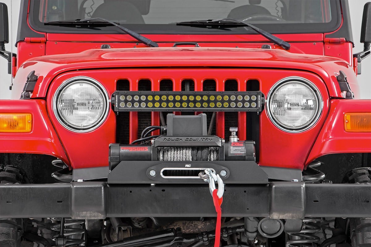 Rough Country 1189 Winch Mounting Plate | Jeep Wrangler TJ (97-06)/Wrangler Unlimited (04-06)