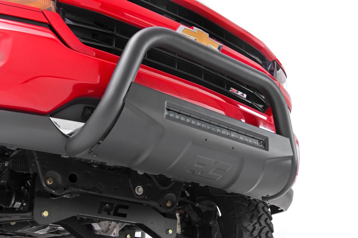 Rough Country B-T4060 Black Led Bull Bar | Toyota Tacoma 2WD/4WD (2016-2023)
