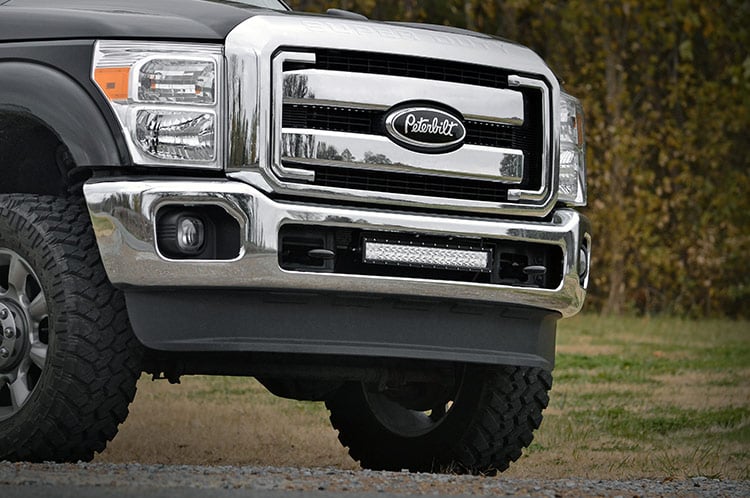 Rough Country 70524 LED Light Mount | Bumper | 20" | Ford F-250/F-350 Super Duty 2WD/4WD (11-16)