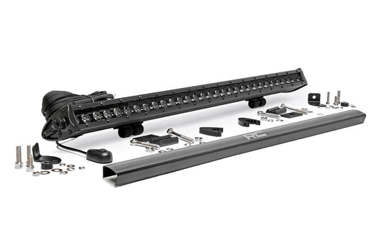 Rough Country 70730BL 30 Inch Black Series LED Light Bar | Single Row