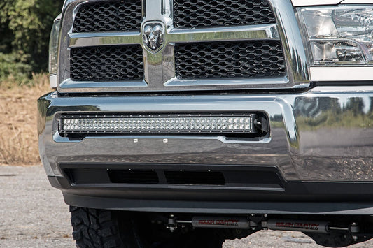 Rough Country 70570B LED Light Kit | Bumper Mount | 40" Black Dual Row | Ram 2500/3500 4WD (11-18)