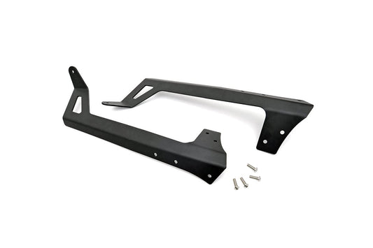 Rough Country 70504 LED Light Mounts | Upper Windshield | 50" | Jeep Wrangler JK/Wrangler Unlimited (07-18)