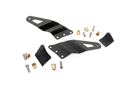 Rough Country 70539 LED Light Mounts | Upper Windshield | 54" Curved | Chevy/GMC 1500 (99-06 & Classic)