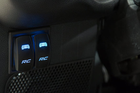 Rough Country 709B-2 Auxiliary Switch Bezel | Dual