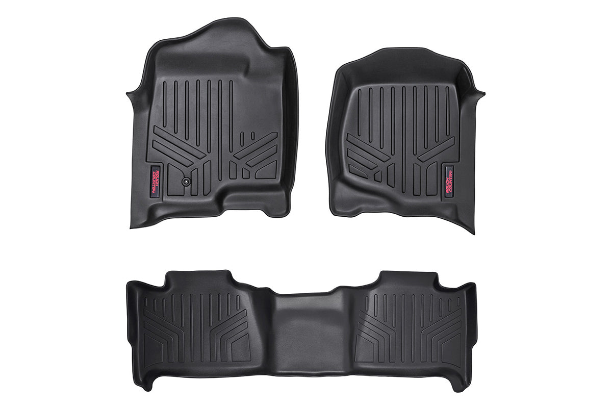 Rough Country M-20715 Floor Mats | FR & RR | Chevy/GMC Tahoe/Yukon 2WD/4WD (2007-2014)