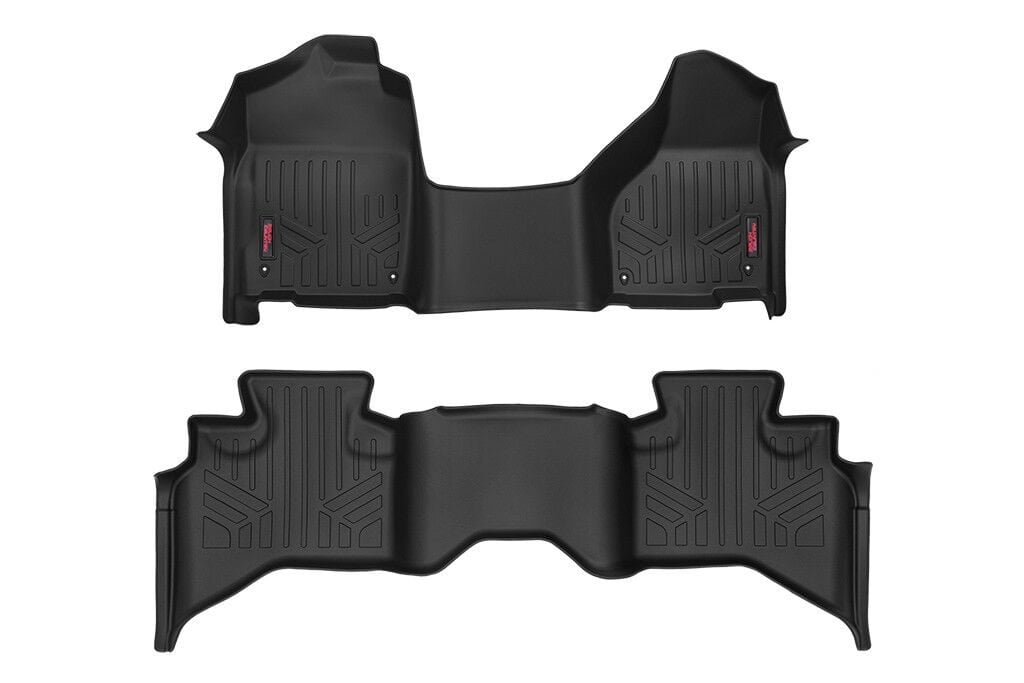 Rough Country M-31312 Floor Mats | One Piece FR & RR |Quad Cab | Ram 1500 2WD/4WD (2012-2018 & Classic)