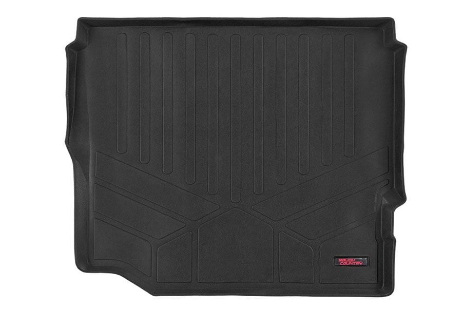 Rough Country M-6125 Rear Cargo Mat | W/O Sub | Jeep Wrangler Unlimited 4WD (2018-2025)