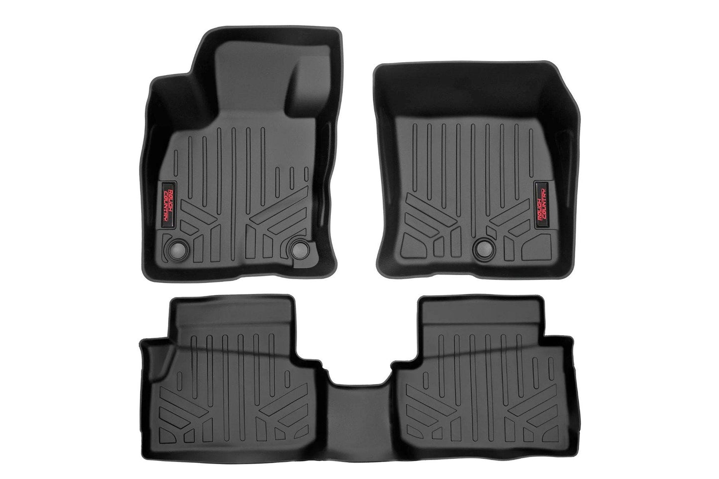 Rough Country M-51100 Floor Mats | Front and Rear | Ford Maverick 2WD/4WD (2022-2026)
