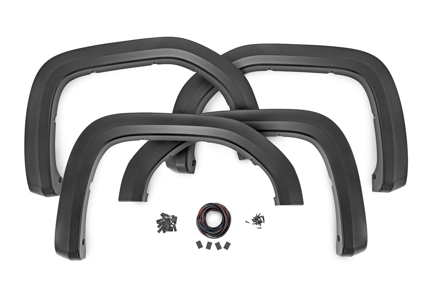 Rough Country S-G11911-GAN Fender Flares | Sport | GAN Silver Ice Metallic | GMC Sierra 1500 2WD/4WD (2019-2025 & Classic)