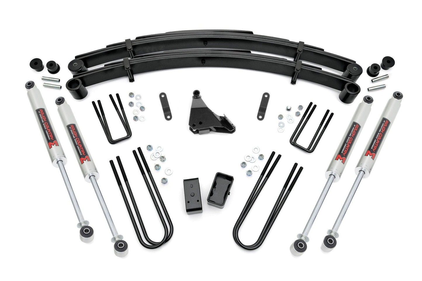 Rough Country 49540 4 Inch Lift Kit | Rear Blocks | M1 | Ford F-250/F-350 Super Duty 4WD (99-04)
