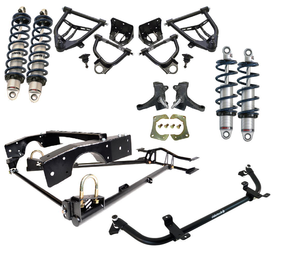Ridetech 11350201 HQ Coil-Over System for 1971-1972 C10.