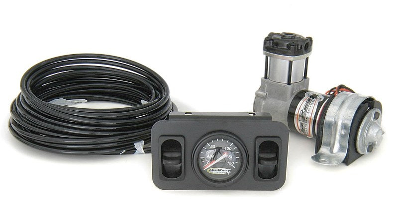 Ridetech 30131600 On-Demand 2 way compressor kit with analog gauge.