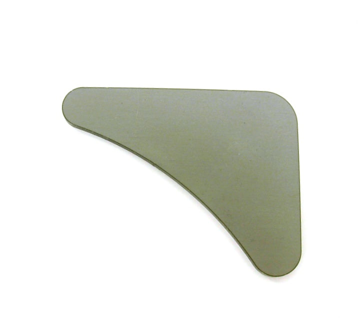 Ridetech 90000202 Gusset, 2.75" x 3.5", uncoated.