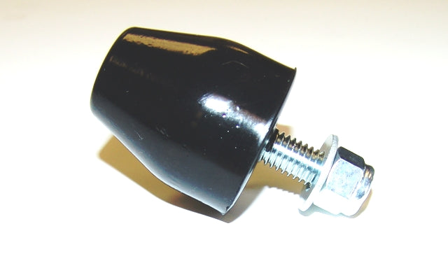Ridetech 90001083 1.5" tall bump stop, polyurethane with 3/8" stud, nut and washer.