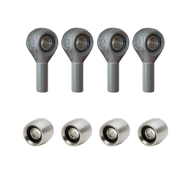 Ridetech 11009518 R-Joint 8 Pack - Weld-On. Includes 4 RH threaded R-Joints and 4 weld on R-Joints
