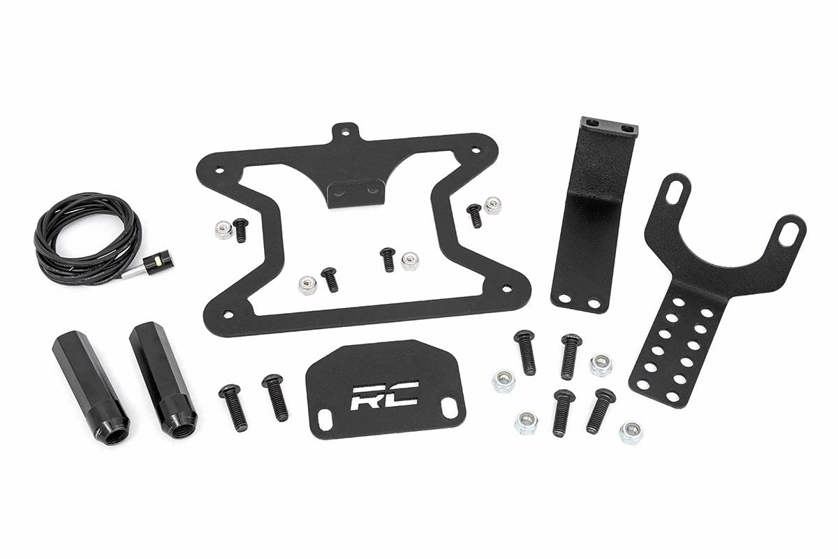 Rough Country 10534 License Plate Relocation Bracket | Jeep Wrangler JL (18-25)/Wrangler Unlimited (18-25)