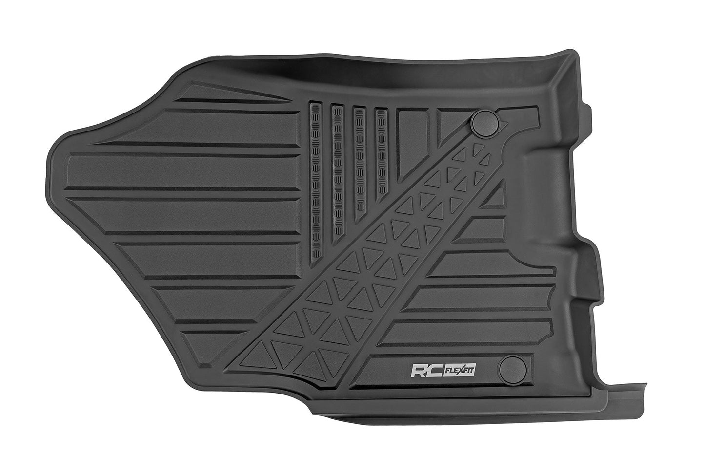 Rough Country FF-3142 Flex-Fit Floor Mats | Front | Crew | Ram 1500 (19-24)/1500 TRX (21-24)