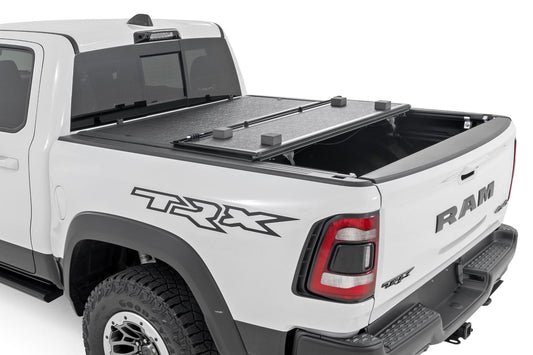 Rough Country 47320650B Hard Low Profile Bed Cover |6'4" | No Rambox | Ram 1500 (19-26)/1500 TRX (21-24)