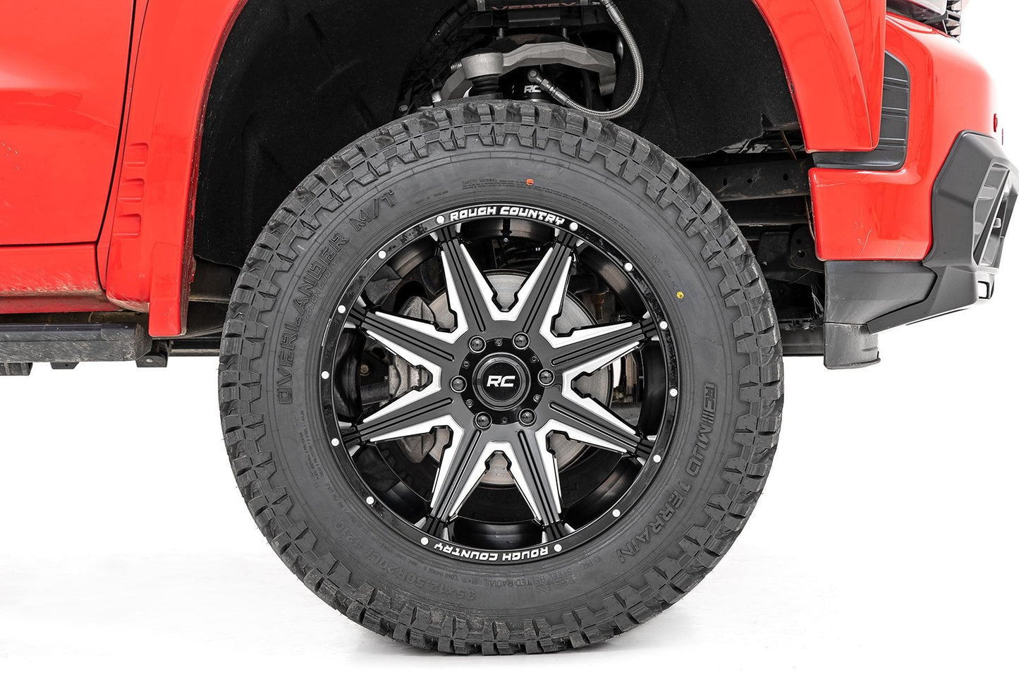 Rough Country 91201206M Rough Country 91M Series Wheel | One-Piece | Gloss Black | 20x12 | 8x180 | -44mm