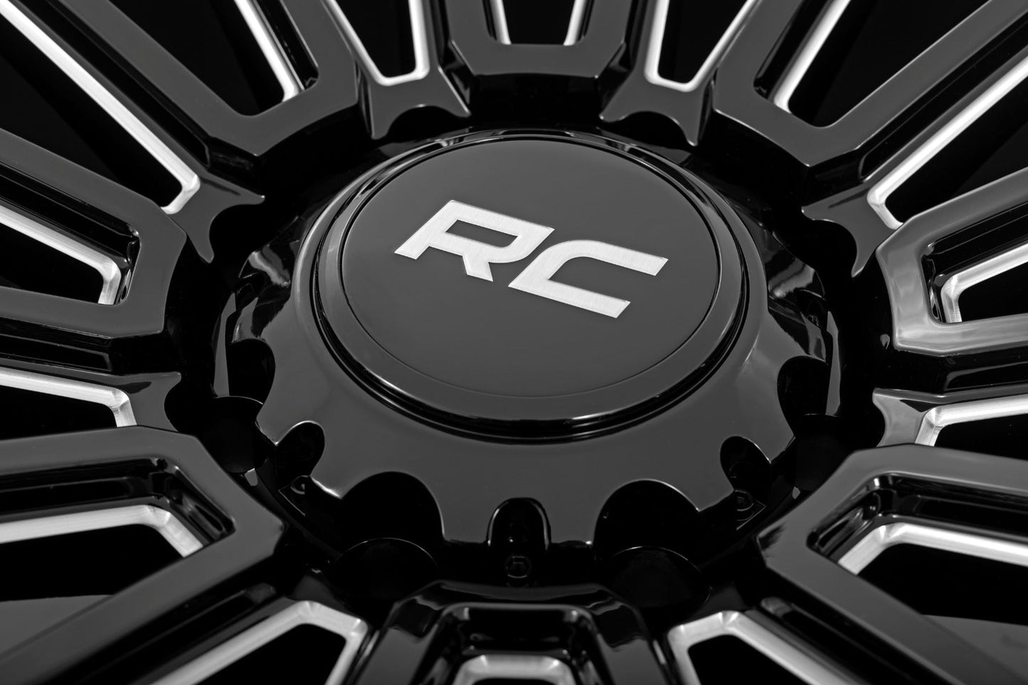 Rough Country 97201011 Rough Country 97 Series Wheel | One-Piece | Gloss Black | 20x10 | 8x170 | -19mm