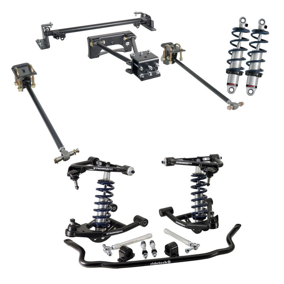 Ridetech 11390301 TQ Coil-Over System for 1982-2003 S10, S15 and Sonoma w/ 7.5" Differential.
