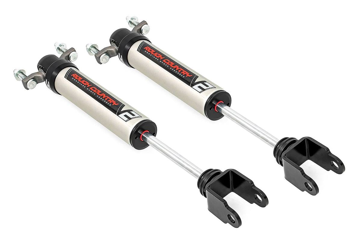 Rough Country 760837_A V2 Front Shocks | 5-8" | OEM Mount | Chevy/GMC 2500HD/3500HD (11-25)