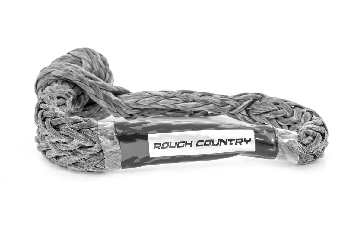 Rough Country RS135 Soft Shackle | 7/16 Inch | Gray
