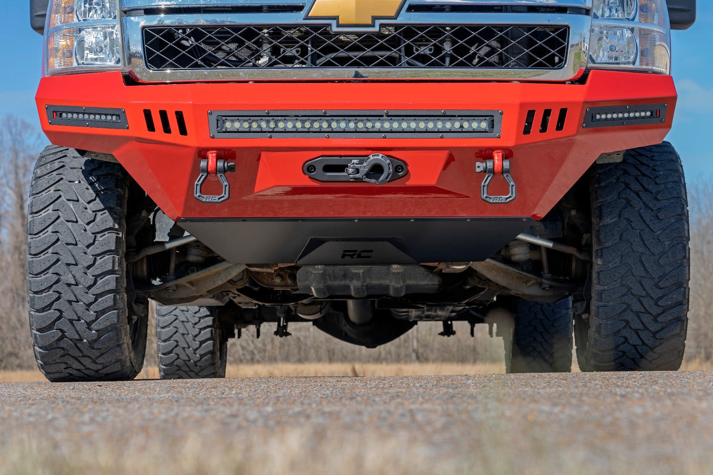 Rough Country 10800 Skid Plate | Prerunner Bumper | Chevy Silverado 2500 HD 2WD/4WD (2007-2014)