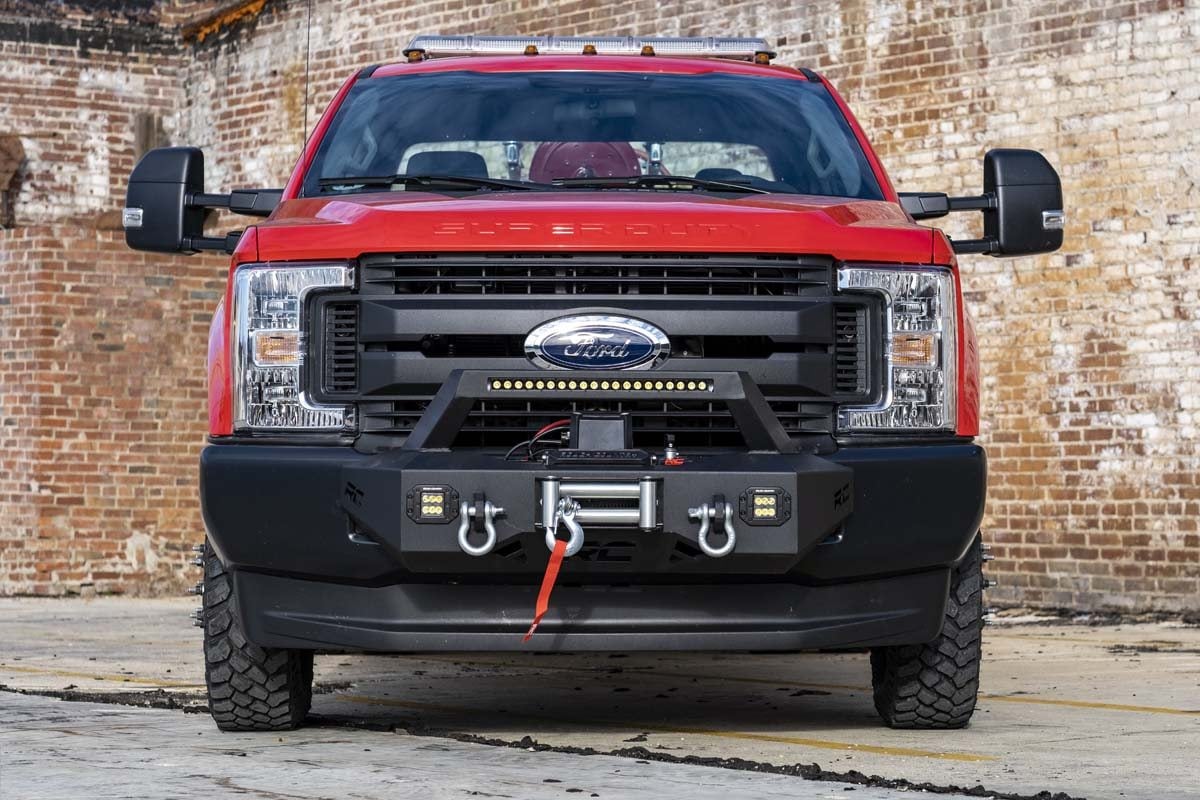 Rough Country 51004 EXO Winch Mount Kit | Ford F-250/F-350 Super Duty 2WD/4WD (2017-2020)