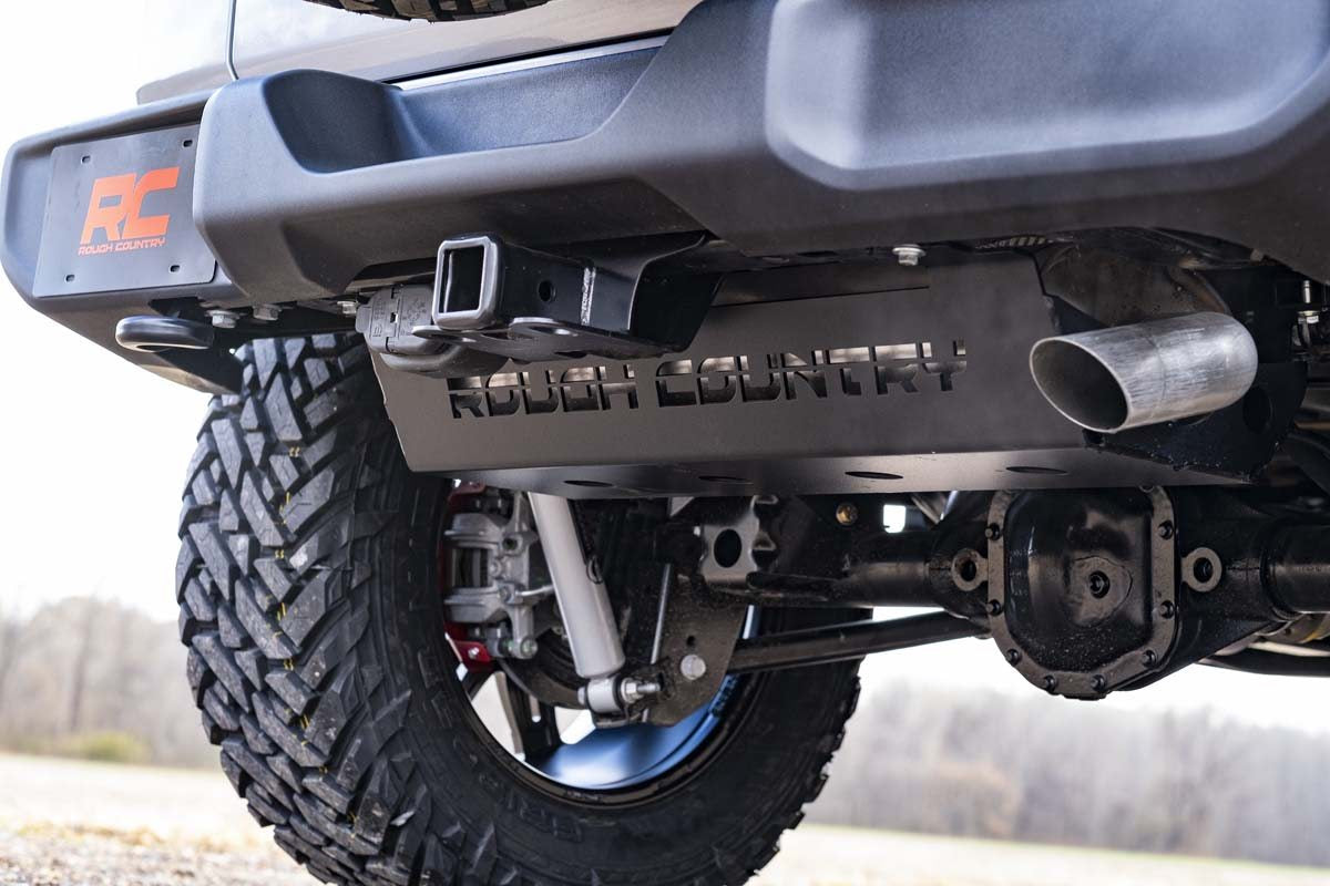 Rough Country 10599 Skid Plate | Muffler | Jeep Wrangler JL/Wrangler Unlimited 4WD (2018-2025)