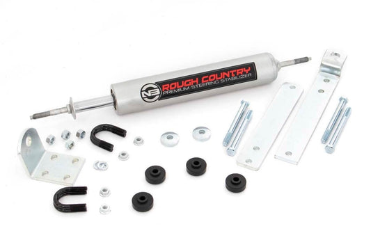 Rough Country 8738430 N3 Steering Stabilizer | Multiple Makes & Models (Ford/Mazda)