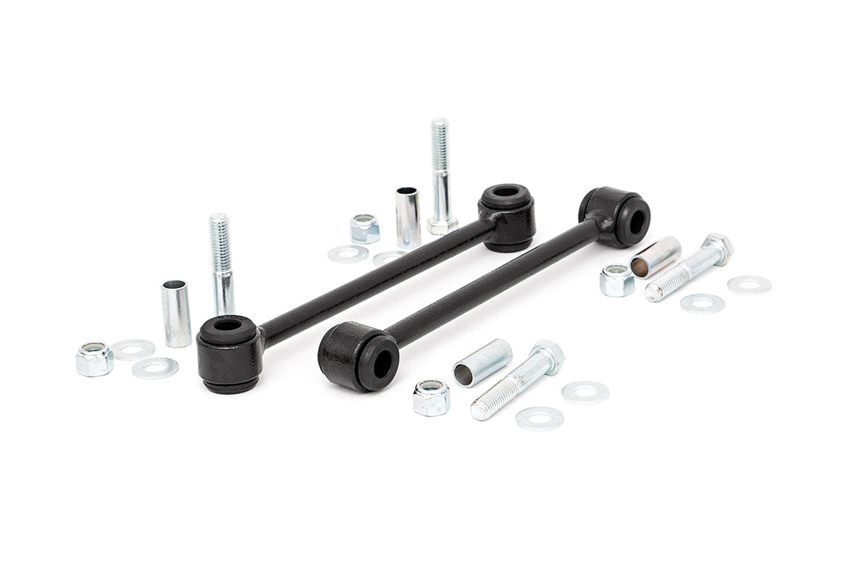 Rough Country 1134 Sway Bar Links | Rear | 2.5-4 Inch Lift | Jeep Wrangler JK/Wrangler Unlimited (07-18)